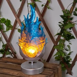 lampe solaire Londrina LED Bleu, Argenté, 1 lumière