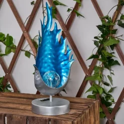 lampe solaire Londrina LED Bleu, Argenté, 1 lumière