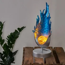 lampe solaire Londrina LED Bleu, Argenté, 1 lumière