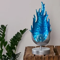 lampe solaire Londrina LED Bleu, Argenté, 1 lumière