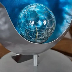 lampe solaire Londrina LED Bleu, Argenté, 1 lumière