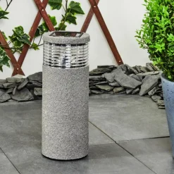 lampe solaire Mesabolo LED Gris, Noir, 1 lumière