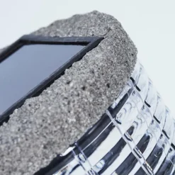 lampe solaire Mesabolo LED Gris, Noir, 1 lumière