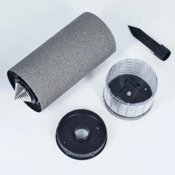 lampe solaire Mesabolo LED Gris, Noir, 1 lumière