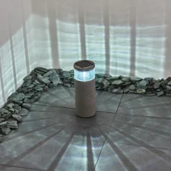 lampe solaire Mesabolo LED Gris, Noir, 1 lumière