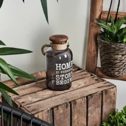 lampe solaire Moliitsi LED Brun, Fumée, 10 lumières