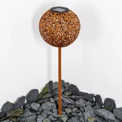 lampe solaire Paradiski LED Rouille, 1 lumière