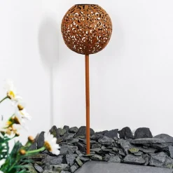 lampe solaire Paradiski LED Rouille, 1 lumière