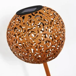 lampe solaire Paradiski LED Rouille, 1 lumière