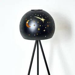 lampe solaire Paralia LED Noir, 1 lumière