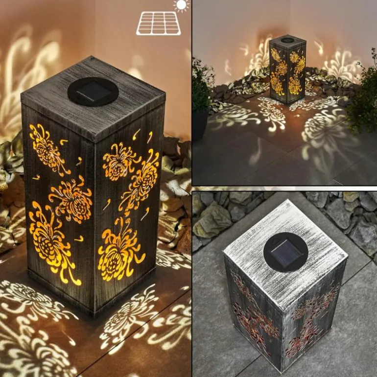 lampe solaire Parikia LED Argenté, 1 lumière