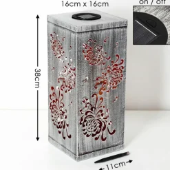 lampe solaire Parikia LED Argenté, 1 lumière