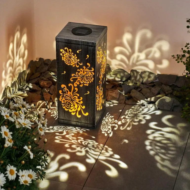 lampe solaire Parikia LED Argenté, 1 lumière