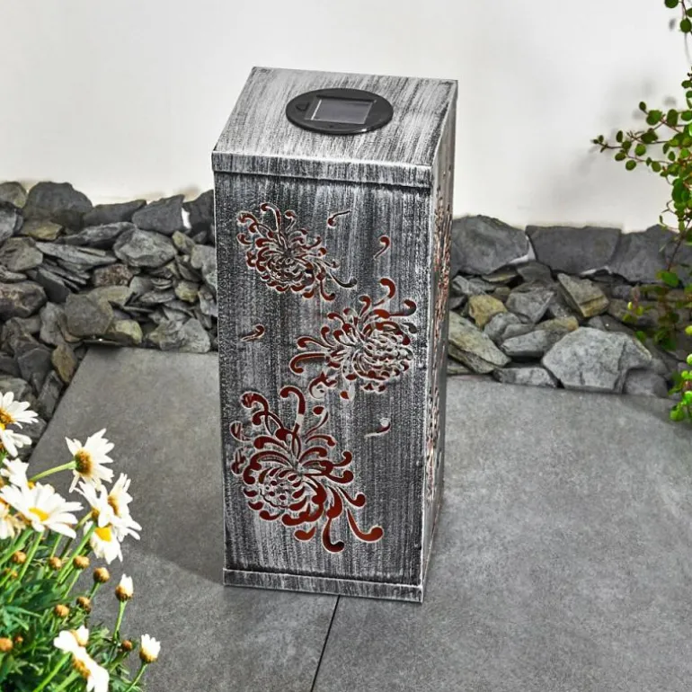 lampe solaire Parikia LED Argenté, 1 lumière