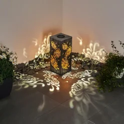 lampe solaire Parikia LED Argenté, 1 lumière