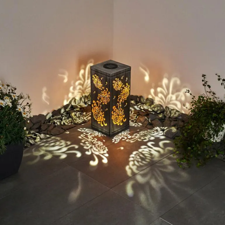 lampe solaire Parikia LED Argenté, 1 lumière