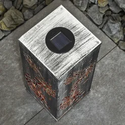 lampe solaire Parikia LED Argenté, 1 lumière