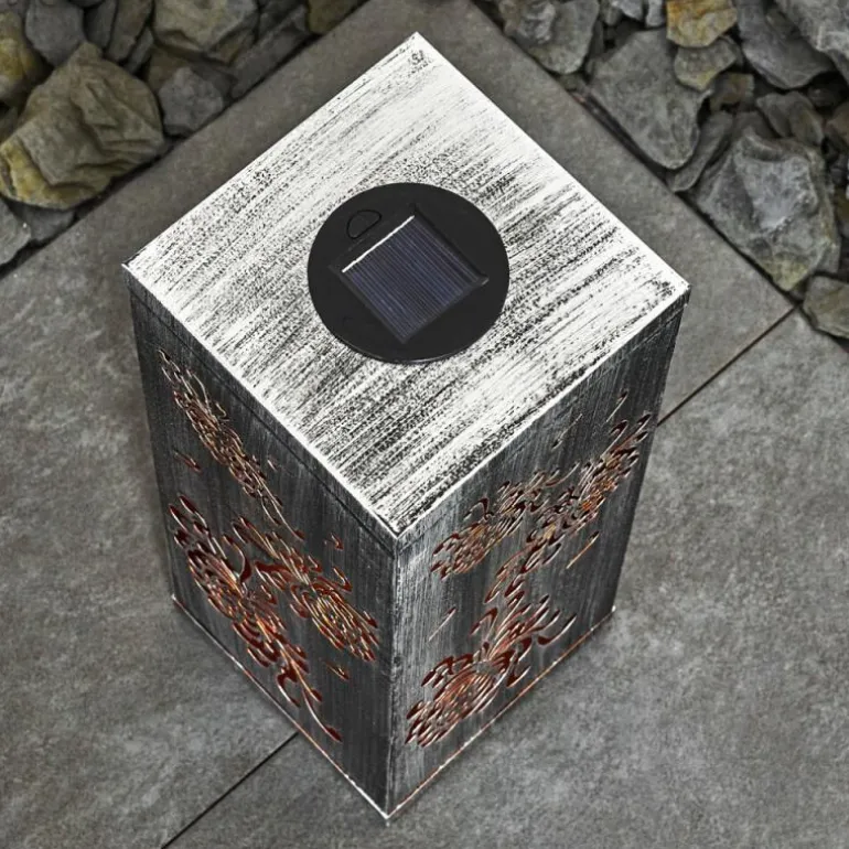 lampe solaire Parikia LED Argenté, 1 lumière