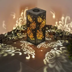 lampe solaire Parikia LED Argenté, 1 lumière