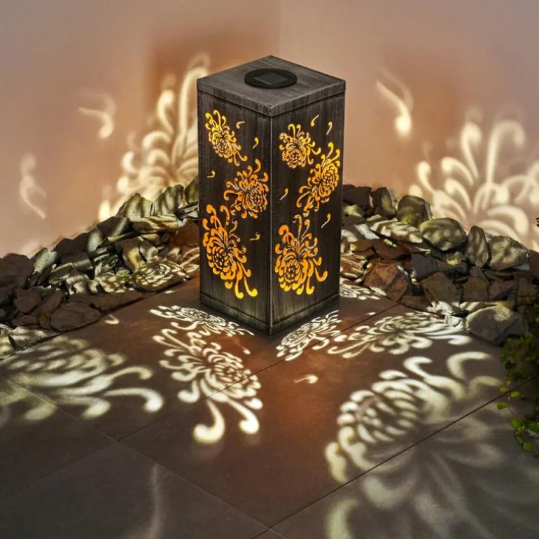 lampe solaire Parikia LED Argenté, 1 lumière