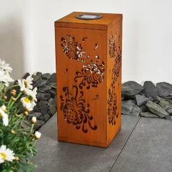 lampe solaire Parikia LED Brun, 1 lumière