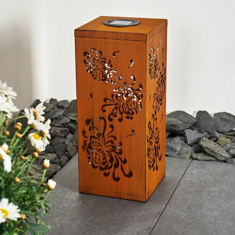 lampe solaire Parikia LED Brun, 1 lumière