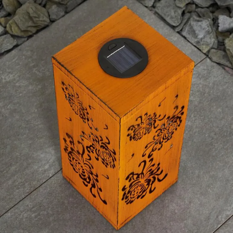 lampe solaire Parikia LED Brun, 1 lumière