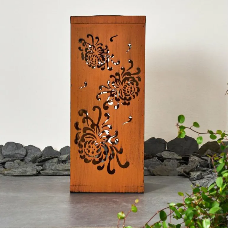 lampe solaire Parikia LED Brun, 1 lumière