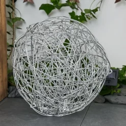 lampe solaire Rapallo LED Argenté, 30 lumières