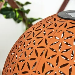 lampe solaire Samoao LED Rouille, Noir, 1 lumière