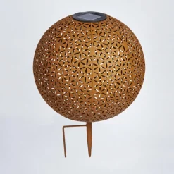 lampe solaire Samoao LED Rouille, Noir, 1 lumière