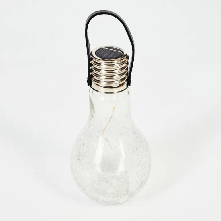 Lampe solaire Tian LED Noir, 1 lumière