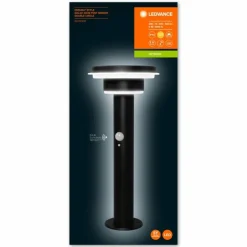 Lampe solaires LEDVANCE ENDURA® Noir, 1 lumière, Détecteur de mouvement