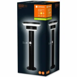 Lampe solaires LEDVANCE ENDURA® Noir, 1 lumière, Détecteur de mouvement