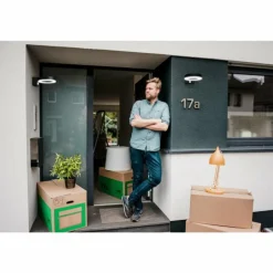 Lampe solaires LEDVANCE ENDURA® Noir, 1 lumière, Détecteur de mouvement