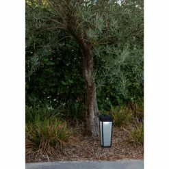 Lampe solaires Lutec Dias LED Noir, 1 lumière, Détecteur de mouvement, Changeur de couleurs