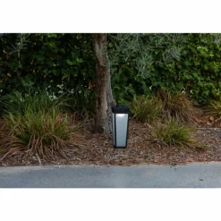 Lampe solaires Lutec Dias LED Noir, 1 lumière, Détecteur de mouvement, Changeur de couleurs