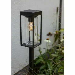 Lampe solaires Lutec Flair LED Noir, 1 lumière