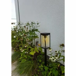 Lampe solaires Lutec Flair LED Noir, 1 lumière