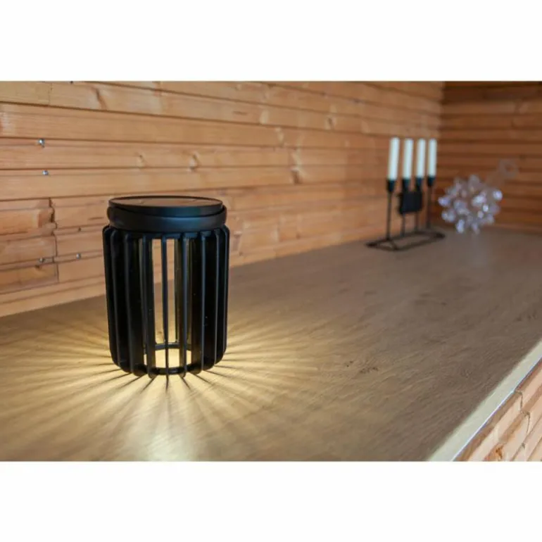 Lampe solaires Lutec Kozy LED Noir, 1 lumière