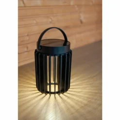 Lampe solaires Lutec Kozy LED Noir, 1 lumière