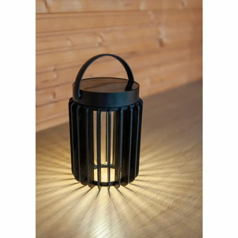 Lampe solaires Lutec Kozy LED Noir, 1 lumière