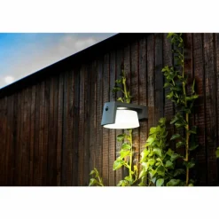 Lampe solaires Lutec Moon LED Anthracite, 1 lumière, Détecteur de mouvement