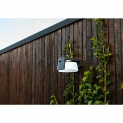 Lampe solaires Lutec Moon LED Anthracite, 1 lumière, Détecteur de mouvement