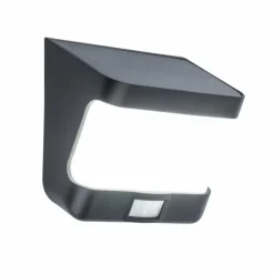 Lampe solaires Lutec TRY LED Anthracite, 1 lumière, Détecteur de mouvement