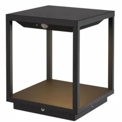 Lampe solaires Mantra MERIBEL LED Noir, 1 lumière, Détecteur de mouvement