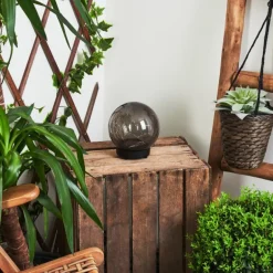 Lampe solaires Pollenca LED Noir, 20 lumières