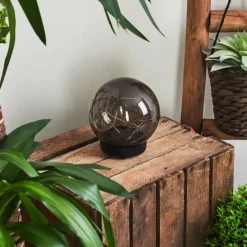 Lampe solaires Pollenca LED Noir, 20 lumières