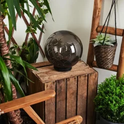 Lampe solaires Pollenca LED Noir, 40 lumières