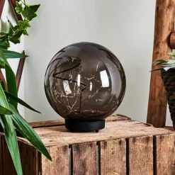 Lampe solaires Pollenca LED Noir, 30 lumières